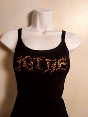 Kittie band Tank top Leapord kittie shirt kittie cropped Top Tank kittie Xs_2x