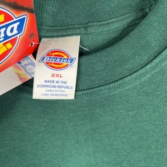 Dickies Pocket T Shirt 2XL Dark Green Casual Work Mens NEW NWT