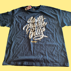 RUFNEK MENS T-SHIRT 2XL SKILLS PAYS THE BILL NEW WITH TAGS-
