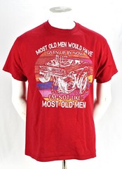 Hot Rod Most Old Men Would Have Given Up By Now Tee Shirt Large