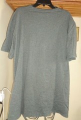 COOFANDY DARK GRAY FRONT ALL OVER CUT OUT CREW NECK T-SHIRT NWT XXL