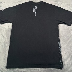 Bare Fox Dragon T-Shirt Mens XL Black Y2K Streetwear Asian Art BF Graphic Print