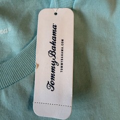 Tommy Bahama Wheel Deal Tee NWT XXL Golf Cart Sea Sprite Blue Pocket