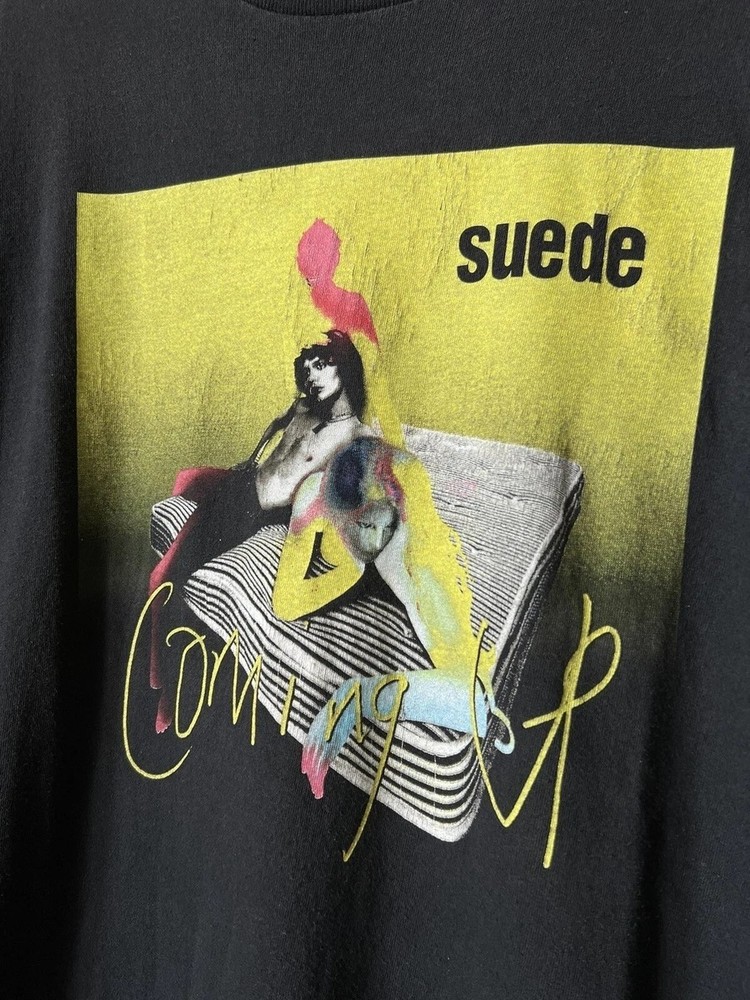 Suede Band Shirt, Suede Classic Style Black Unisex Shirt Reprint WA1553