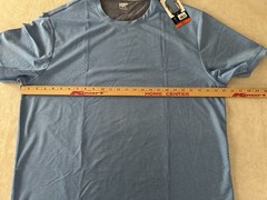 Lands’ End Men’s Blue Short Sleeve Tee Shirt size XXL