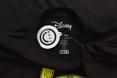 Neff X Disney Mens Stitch Wild Energy Distressed Graphic Black Shirt NWT S-XL