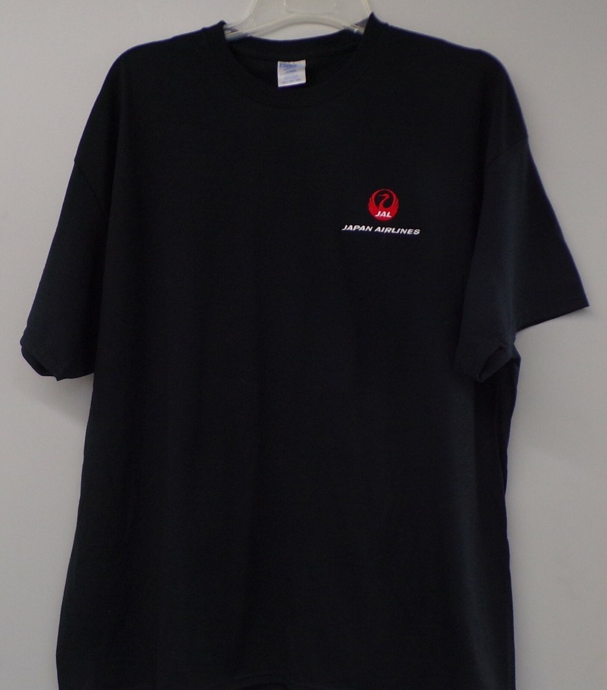 Japan Airlines JAL Embroidered T-Shirt S-6XL, LT-4XLT Tokyo New