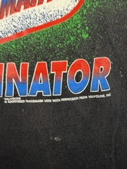 Vintage Black Single Stitch MARK MARTIN TERMINATOR T-Shirt Size L NASCAR USA🔥