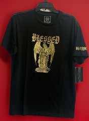 CR-24 Chrome Edge Bordo-Cromato BLESSED Angel Graphic NEW W/TAGS LARGE BLK/GOLD
