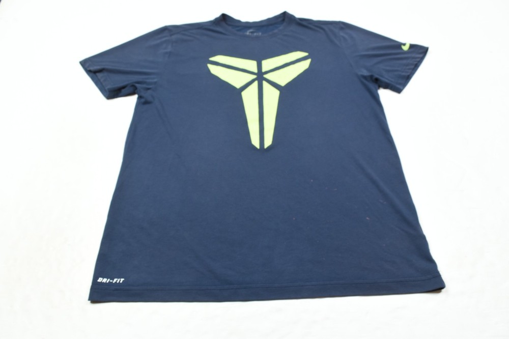 Nike Kobe Bryant Black Mamba T-Shirt Mens Large Blue Short Sleeve Distressed