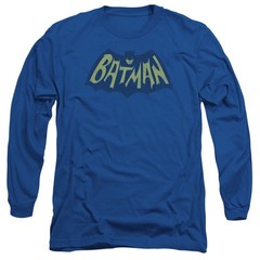 Batman TV Series Bat Logo Blue T-Shirt Men’s S-5XL Licensed DC Comics Tee