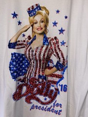 Dolly Pardon For President Sequins Tshirt Unisex 2XL Big Américan Patriotic ‘16