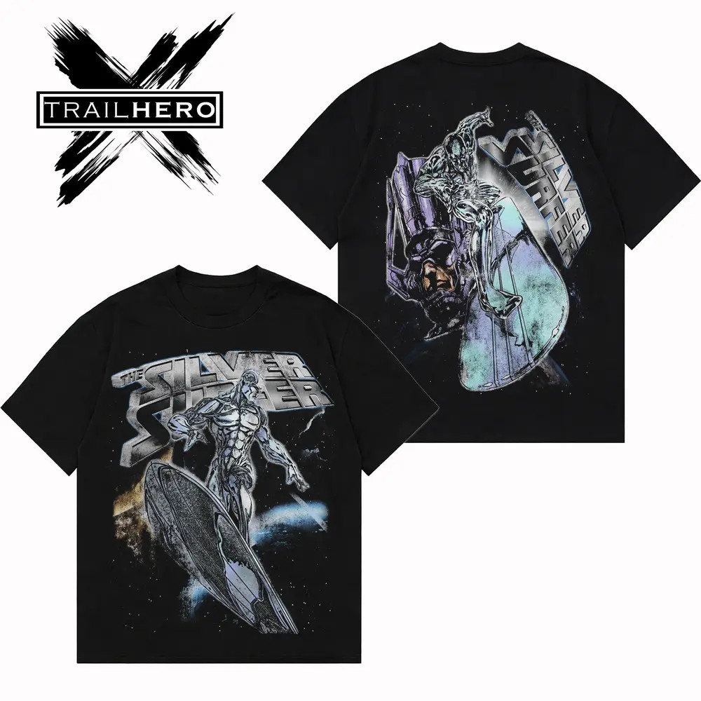 SILVER SURFER Premium Acid Washed T-Shirt, En Sabah Nur T-Shirt, Character Comic