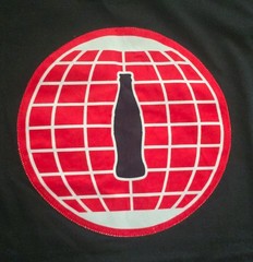 Coca Cola Graphic T-Shirt Black Japanese Logo Mens Medium Streetwear Tee