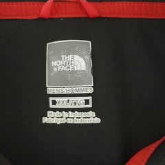 The North Face Polo Shirt Mens 2XL Short Black 1/4 Zip Performance Stretch