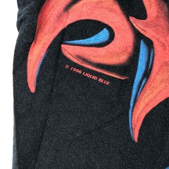 Liquid Blue Double Sided AOP Red Dragon Green XL 1996 Single Stitch Shirt VTG
