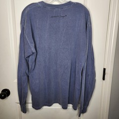 Heaven Has A Dock Shirt Mens XL Blue Adirondack Long Sleeve Christian