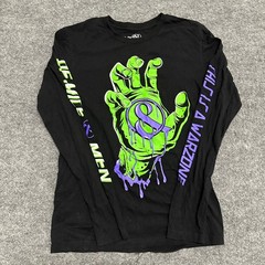 Of Mice & Men Long Sleeve Shirt Mens Size S Black Graphic Band Merch Warzone