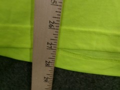 Athletic Works Shirt Men S Long Sleeve Crewneck Performance DriWorks Neon Yellow
