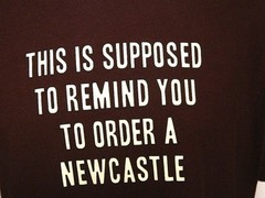 Newcastle Brown Ale Beer United Kingdom England Pub No Bollocks Bar T Shirt XL