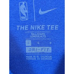 Nike Philadelphia 76ers NBA Dri-FIT Long Sleeve Shirt Mens Large Tall LT Blue