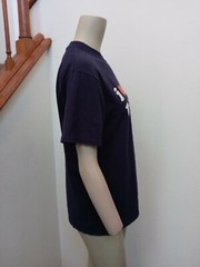 VTG T Shirt Medium Auburn University Blue I HEART Hot Tigers USA College Sports