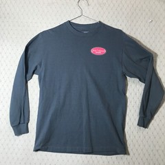 JACKS SURFBOARDS Long Sleeve SHIRT Sz M Gray Cotton Surf Wagon Huntington Beach