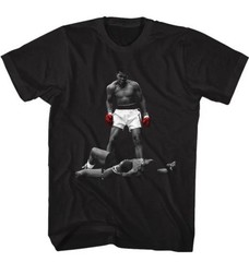 Men’s Muhammad Ali Black Short Sleeve Graphic T Shirt Size XXL NWT