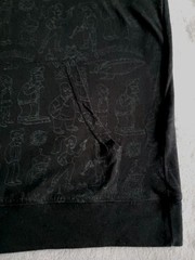 Futurama Hoodie Adult Small Short Sleeve Lootcrate Black Drawstring All Over