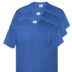 mens fruit of the loom t shirts 5 3 Pack Unisex Plain Cotton Bulk T-Shirt Mixed