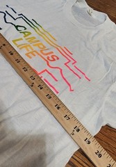 Vintage 80s Campus Life T-Shirt Single Stitch Tee college 1980s Size XL