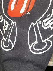 Chrome Hearts x Rolling Stones T Shirt Size L Black Short Sleeve