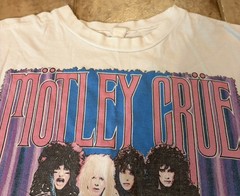 true vintage 80s MOTLEY CRUE theatre of pain ROCK TOUR T SHIRT soft ULTRA RARE
