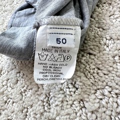Bullock & Jones T-Shirt Mens 50 M/L Gray Mock Neck Short Sleeve Italy 100% Silk