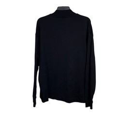 Mode of One Men’s Long-Sleeve Oversized-Fit T-Shirt, Deep Black Small