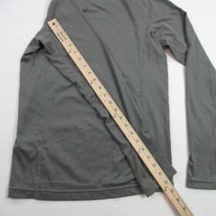 Cabelas Shirt Mens Small Long Sleeve Gray Lightweight Casual Outdoors Workout