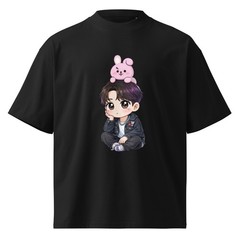 COOKY- Jungkook/ BTS 2026 / Unisex organic oversized high neck t-shirt