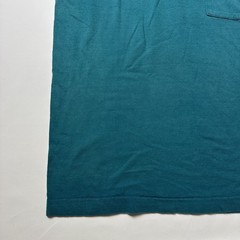 VTG BVD Shirt Mens Large Turquoise Pocket Crewneck USA Single Stitch Selvedge