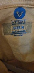 Vast Life Surfer Tee Shirt Beach Outdoor Long Sleeve Yellow Medium NWT CR80