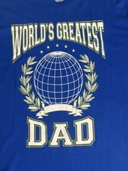 Mens -T Shirt Blue Brooklyn Vertical M