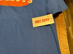 NWT Nelk Boys Men’s Large Short Sleeve T-Shirt in Blue NEW Full Send