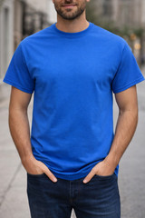Pack of 3 Gildan G500 Mens Short Sleeve Heavy Cotton Size: SMALL Blank T-Shirts