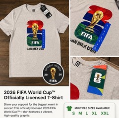FIFA World Cup Official Licensed Outerstuff T-Shirt NWT Soccer Fan Tee All Sizes