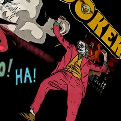 The Joker 2019 Joaquin Phoenix Batman Arthur Fleck Vintage Comic Style T-Shirt