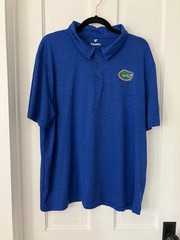 Fanatics Florida Gators Performance Polo Shirt Men’s XL Royal Blue NCAA Golf
