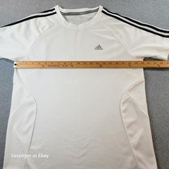 Adidas Essentials Clima365 Climalite Cool Tech Athletic Top White Black Men’s M