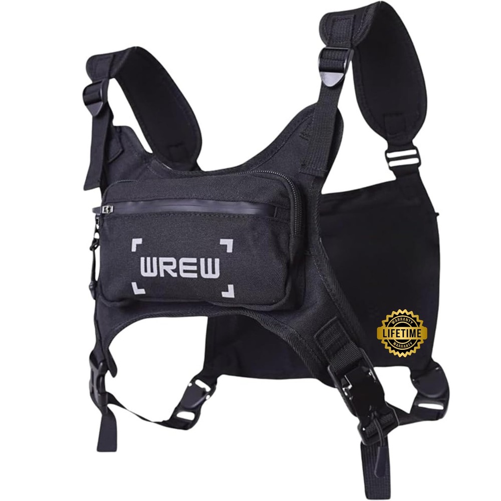 Water Resistant Running Chest Pack for Men-Running Holder with Extra Storage-…