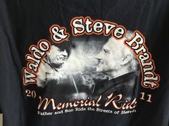 Harley-Davidson Waldo & Steve Brandt Memorial Ride 2011 Wabash IND T-Shirt Sz XL