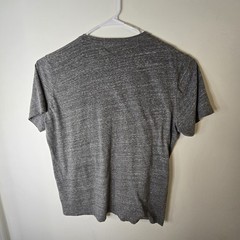 Gustin Shirt Mens XL Gray Heather Crewneck California USA Made Soft Tri-Blend