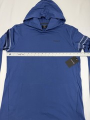 $45 BRAND NEW HURLEY MENS LONG SLEEVE TEE T SHIRT MONROE HOODIE HOOD